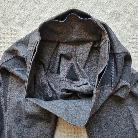 Lululemon Featherlight  Tight Heathered Black - Picture 8 of 11